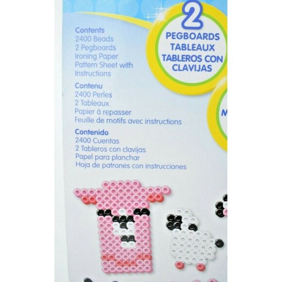 Perler Rosy Animals Kit 2404 Pieces Fusible Bead Kit 38 Projects (New) - Picture 4 of 5